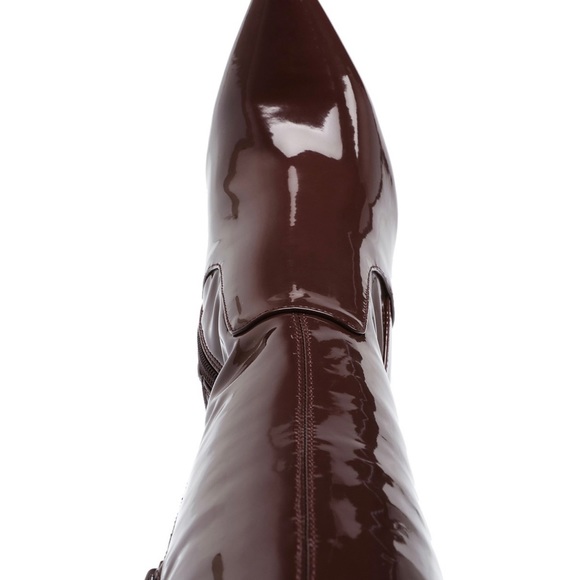 Steve Madden Women's Burgundy Vanquish Over-the-Knee Thigh-High Boots Size 8.5 - Picture 4 of 7